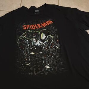 Marvel Black Spider-Man Short Sleeve Tee